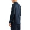 Armani Exchange Logo Embroidered Long Sleeve Shirt Men Shirts Navy-Blue 6DZC27-ZNZRZ-1510