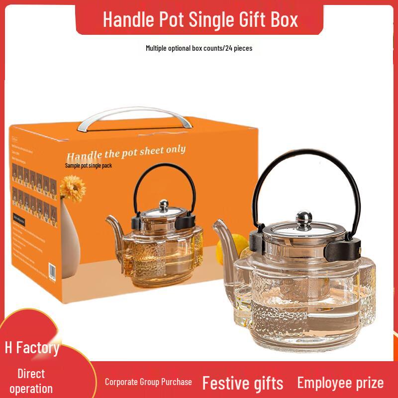 

Чайник для чая и воды из высокоборосиликатного стекла