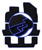 CARLUX-BLUE Car Mats For: Peugeot 5008 I 7 Seats (2009-2017)