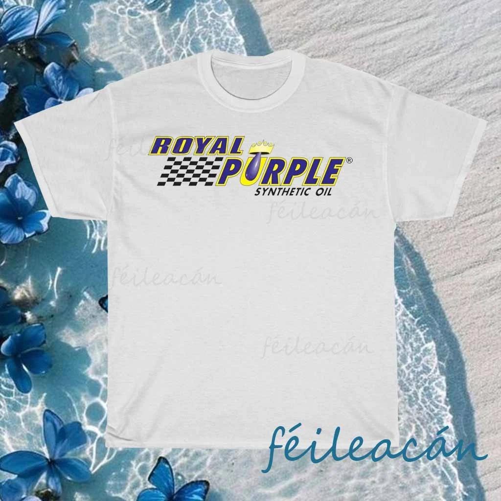 New Shirt Royal Purple Synthetyc Oil Logo American T-Shirt Funny Size S to 5XL S