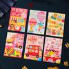 6 Pcs Cute 2025 Red Envelope Bag Cartooon New Year Red Packet Creative Lucky Red Pocket  Weeding