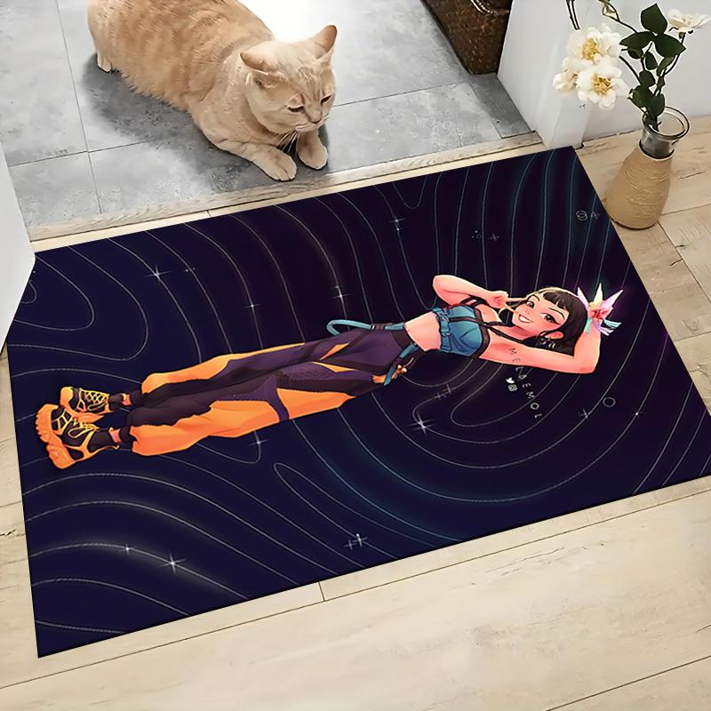1Pc Fantasy Warrior Trio Carpet Rug Customizable Soft Washable Antislip Home Living Room Sofa Mats Personalized Rug 0917207