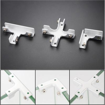 Glasklemmenbeschläge aus Edelstahl 304, rechtwinklige LT-Beschläge, Hardware-Befestigung