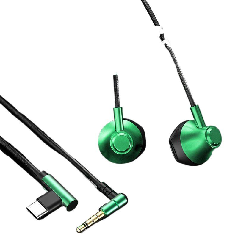 P8 Wired Metal Gaming Headset, Compatible with Apple, OPPO, Huawei Type-C Devices and Universal Computers