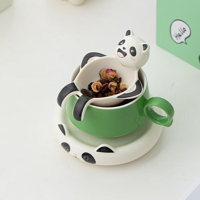 Panda Ceramic Tea Infuser Mug