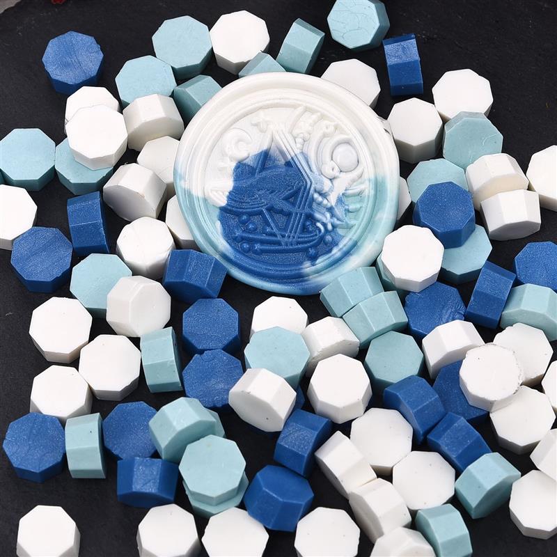 

100 шт. ретро-сургучные бусины, цветная печать, воск для печати, материал для скрапбукинга, свадьбы, дня рождения, вечеринки, воска, сделай сам, художественный декор, поставка