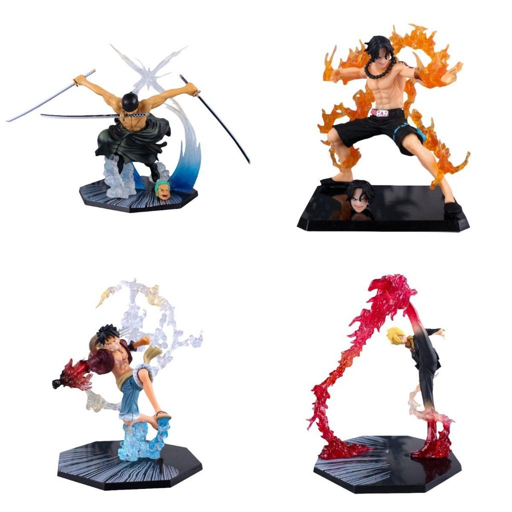 Anime One Piece Mode Monkey D Luffy Vinsmoke Sanji Portgasdace Ornaments Gift