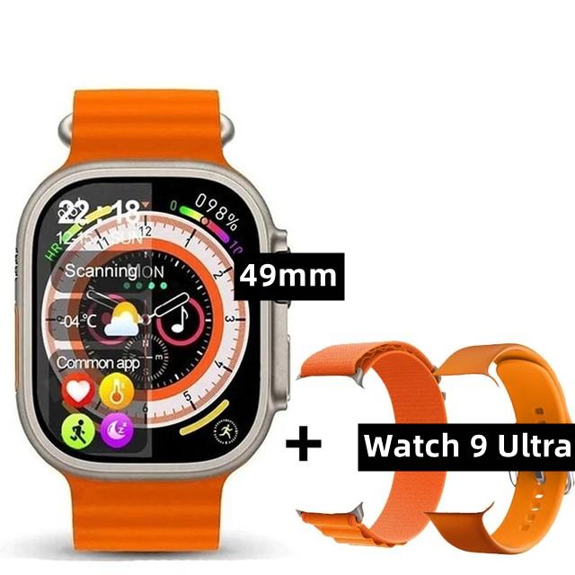 Gps Smartwatch 49mm Ultra 9 Połączenie Bluetooth Nfc Kompas Śledzenie Trasy Ip68 Smartwatch Microwear U9 Ultra Smart Watch Dla Mężczyzn Kobiet