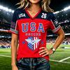 Women's Fashion Casual Letter Print Short Sleeve T-Shirt Top for Everyday Wear