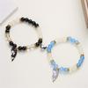 1Pair Beaded Lovers Friendship Bracelet Bangle Cartoon Cat Hand Chain  Couple