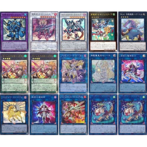 [Deck Sale] Majespecter Deck Pre-built Deck with Sleeves Majespecter Draco Majespecter Raccoon