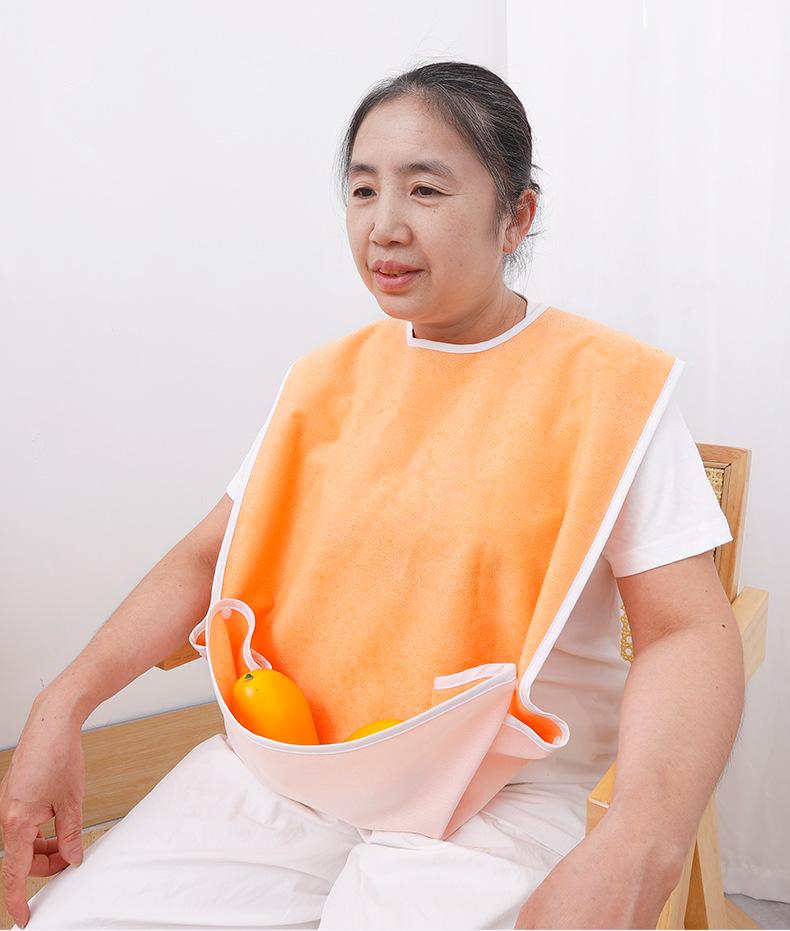 Waterproof and Stain-resistant Adult Bib for Eating