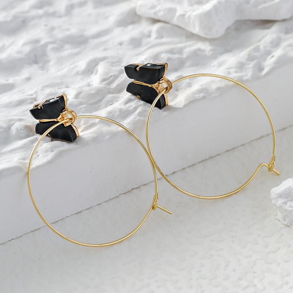 Unique Stylish And Butterfly Earrings Womens Geometric Jewelry Alloy