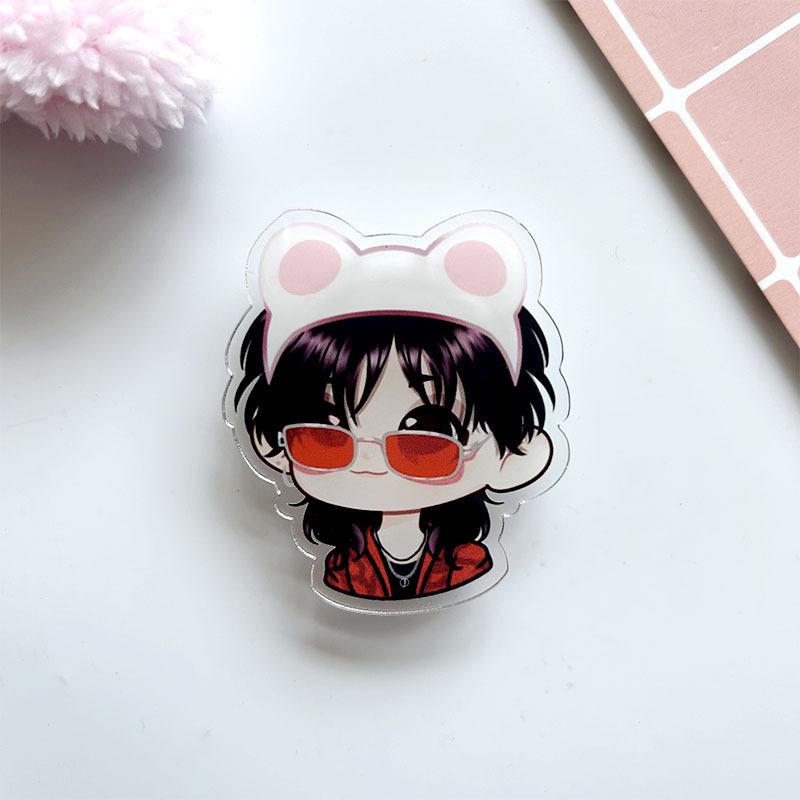 New Straykids Cartoon Acrylic Double Sided Stand Up Skzoo Desktop Ornament Accessories Star Surrounding Fans Gifts