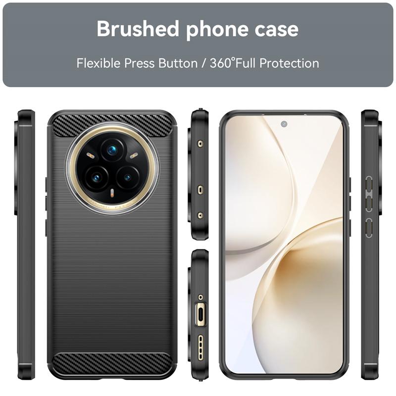 For Realme P3 Pro Case Realme P3 Pro Cover Bumper Shockproof Silicone Anti-Slip Brushed TPU Phone Back Cover For Realme P3 Pro