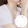 Mariel Pearl Bead Bracelet + Pendant Set (Set-J0-0904)
