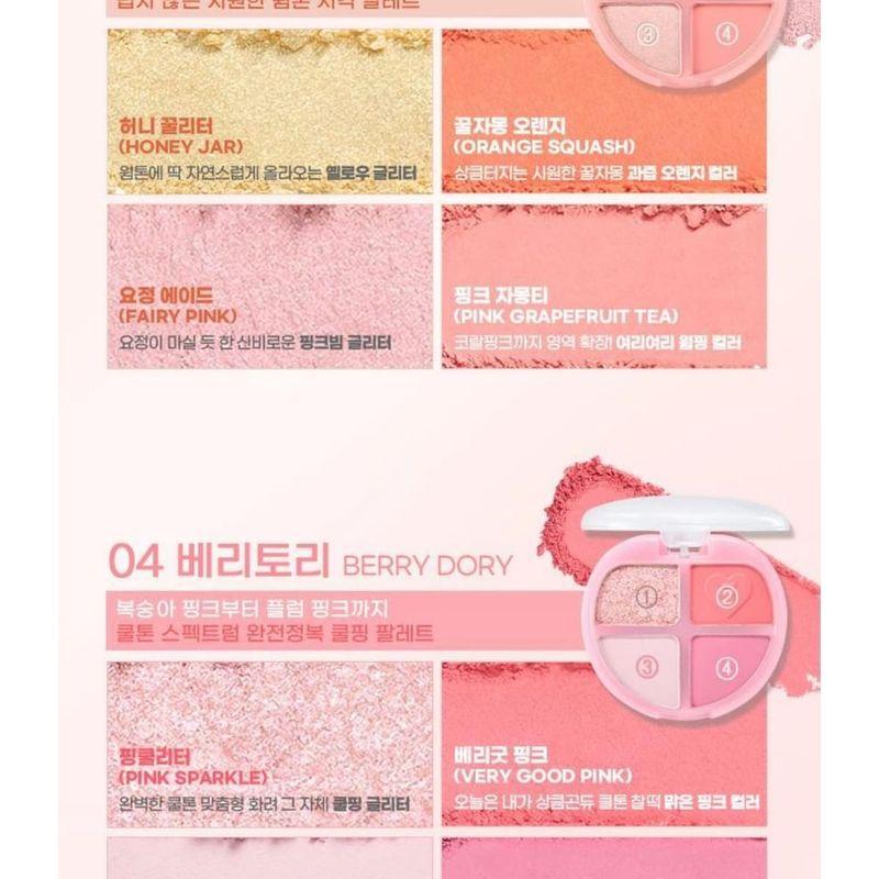 Colorgram Tintin Dory Eyeshadow Palette - 8 Types