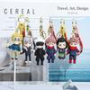Jujutsu Kaisen 3D Silicone Keychain Set Anime Characters Gojo Yuji Itadori Megumi Fushiguro Keychain Bag Charm Backpack Pendant