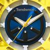 Tendence ONE PIECE Kollaborationsuhr Usopp Quarzmodell 10 ATM Wasserdicht Mineralglas Gelbes Zifferblatt Unisex