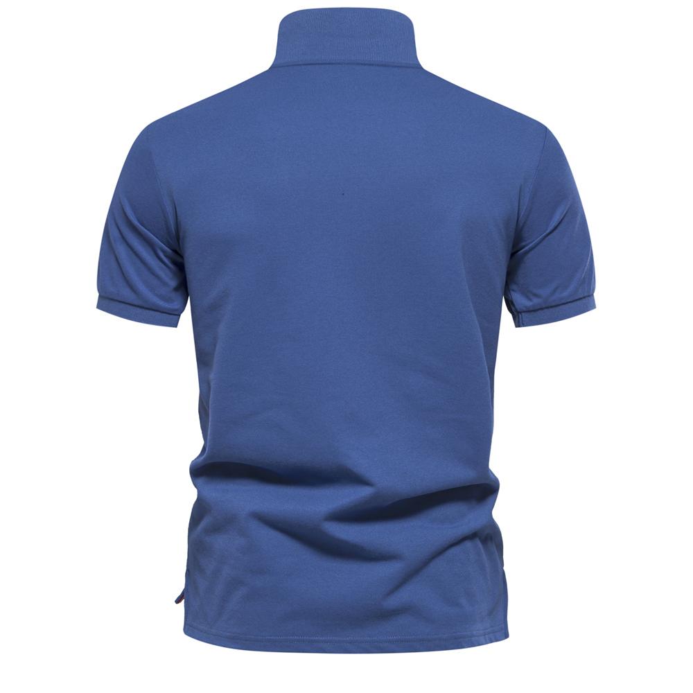 Men’s Summer T-shirts Cotton Polyester Gradient Printed Polo Shirts Short Sleeves Fashion Tops Golf Shirt Daily Casual Menswear