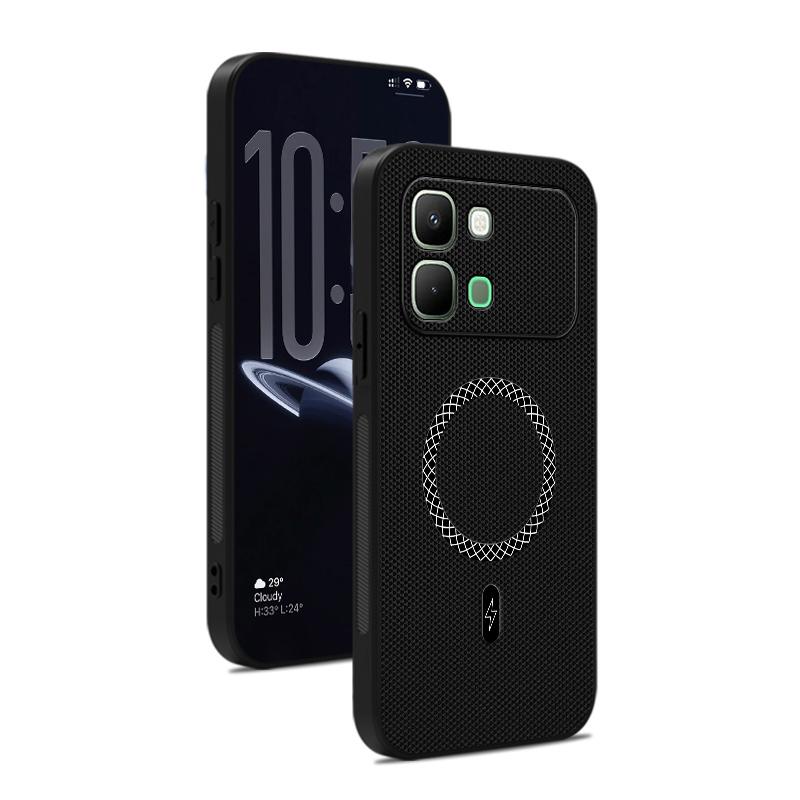 For Infinix Note Edge Case Business 3D Texture Magnetic Shockproof Leather Protective Cover For Infinix Note Edge Funda