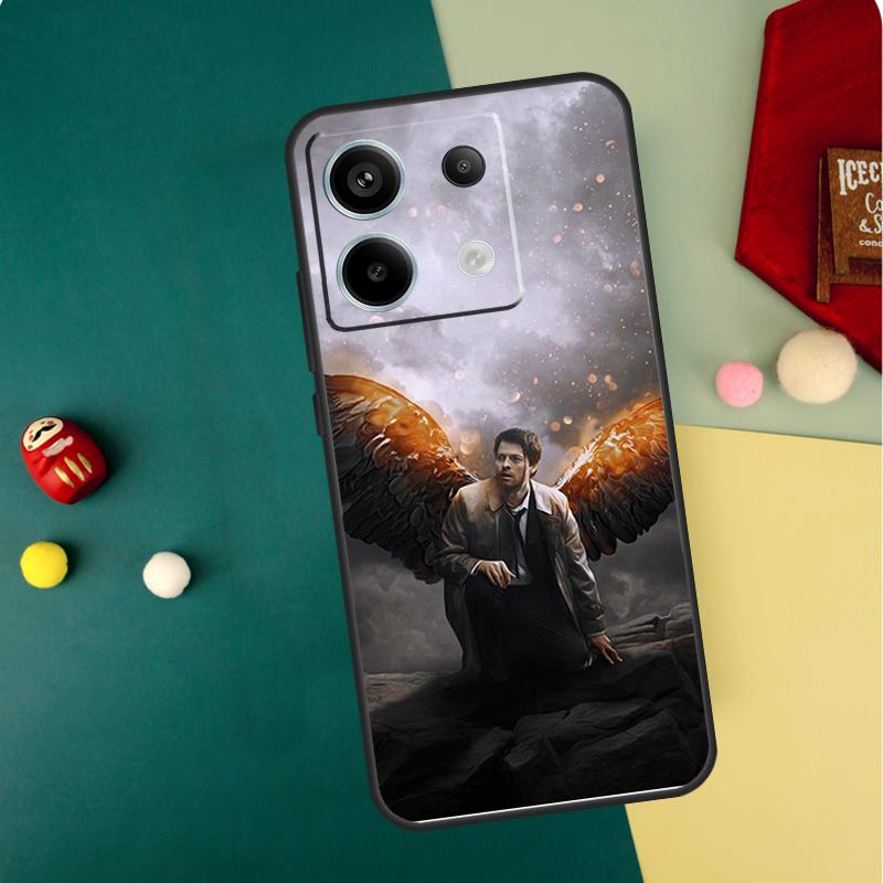 

Чехол Angel Castiel Supernatural для Xiaomi Redmi Note 13 Pro 14 12 11 10 11S 12S Redmi 15 14C 13C 10C 12C 15C Funda Redmi Note 12 Pro 5G