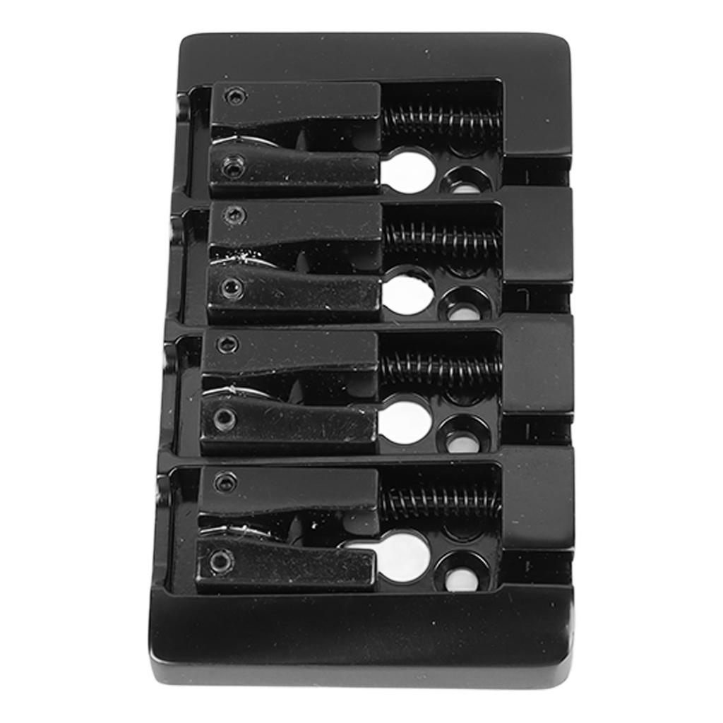 L Shaped Bass Bridge 4 String High Mass Metal Electric Bass Bridge Accessory for Musical Instrument