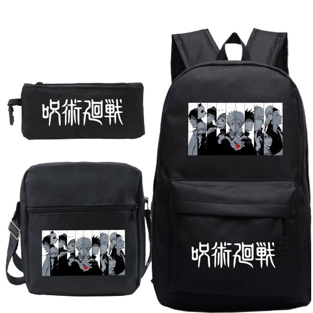 New Animation Peripheral Printing Children's Fashion Backpack Japanese Trend Popular Primary and Secondary School Student Schoolbag Set