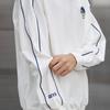 Goxo White Woven Sweatshirt Swag Ball Double Line