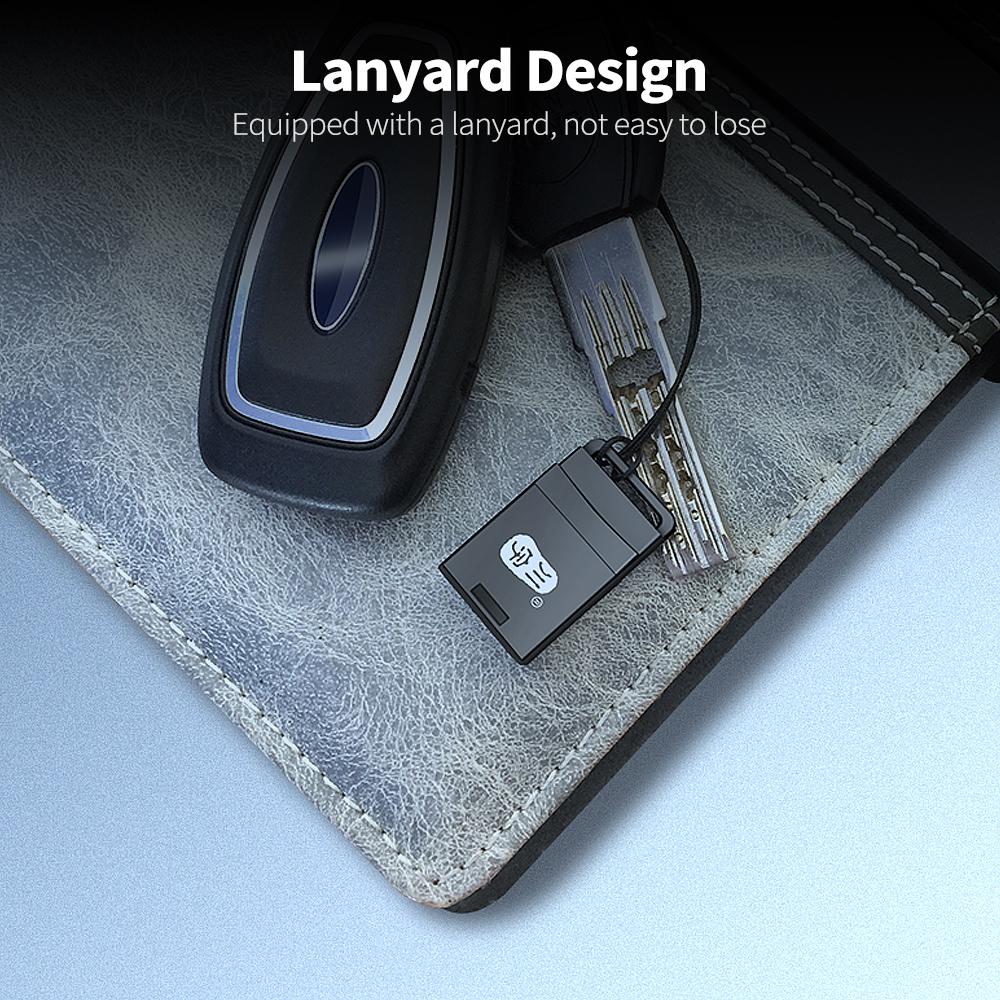 

kawau C292 Автомобильный кард-ридер Мини-портативный TF-кард-ридер USB2.0 Высокоскоростной кард-ридер