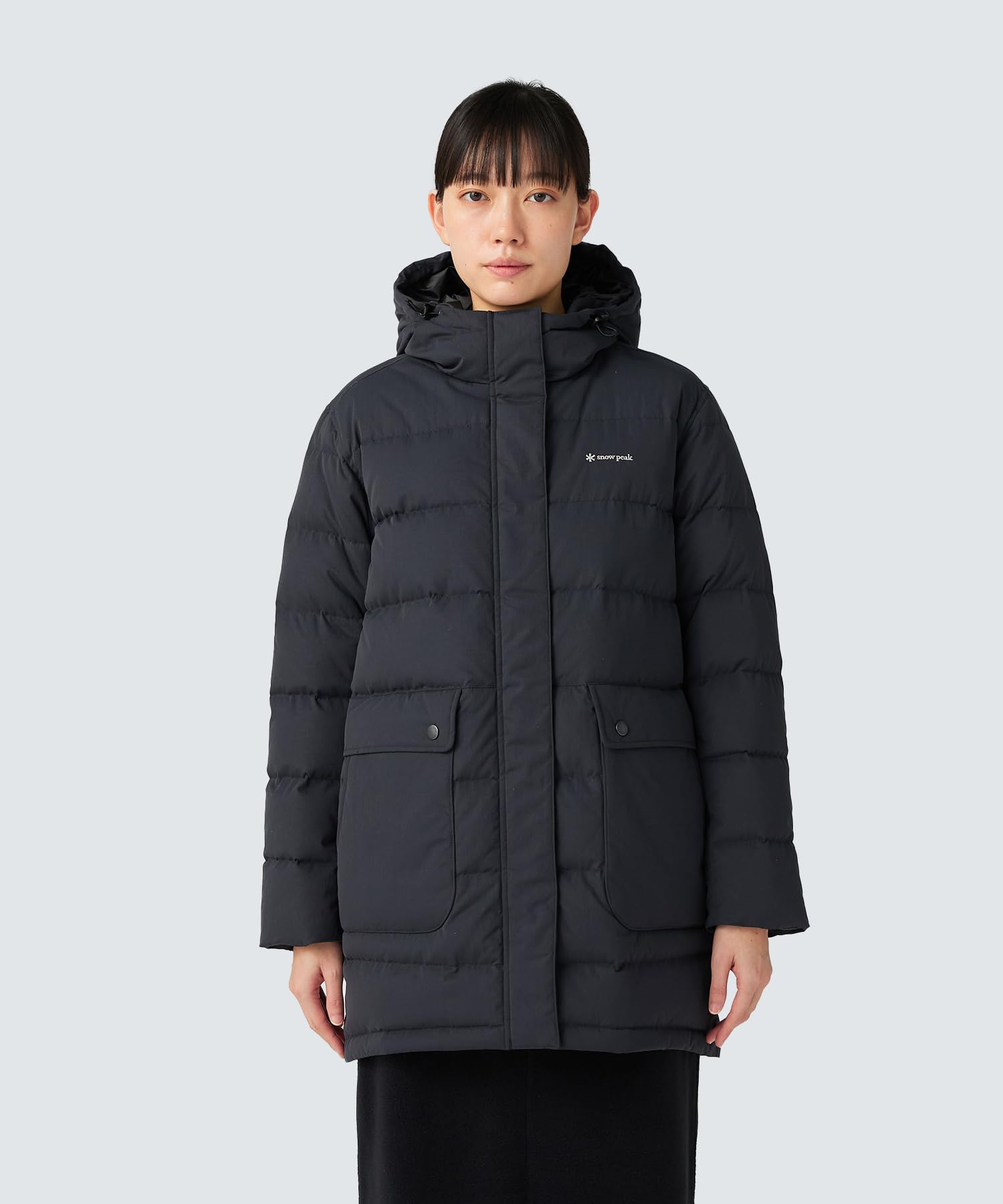 

Snow Peak Everyday Down Jacket Outerwear Down Size 2 Women s JK-25AW001, Jacket, Filling, Women s, Black, чорний