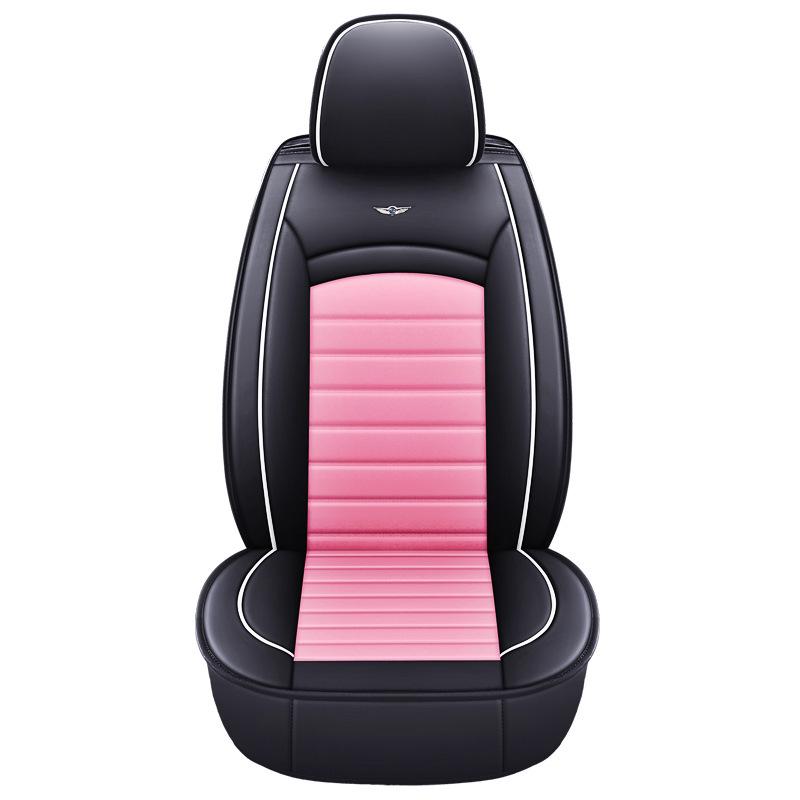 H8 Universal Ice Silk Cartoon Leather Car Seat Cover for All Seasons