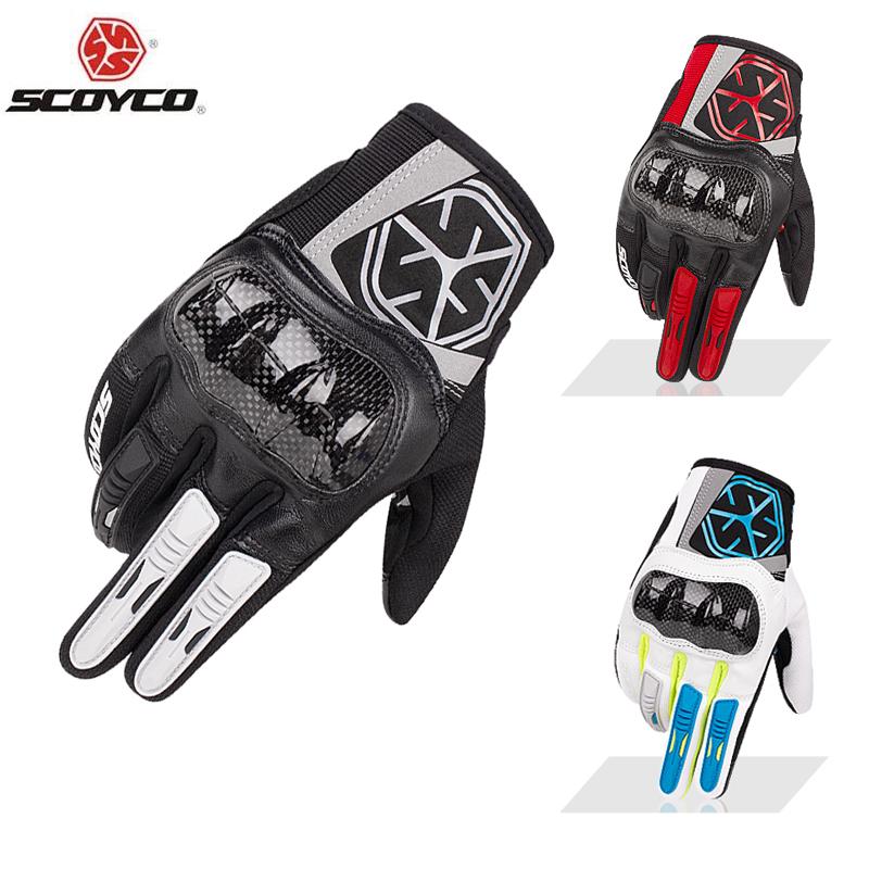 

SCOYCO Knight оборудование перчатки мотокросс мотоцикл езда локомотив защитные Motos Guantes углеродное волокно сенсорный экран