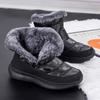 Winter Women Boots Non-slip Waterproof Snow Boots Ankle Platform Winter Botas Shoe Booties With Thick Fur Thigh High Boots Mujer