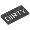 Dishwasher Magnet Double Sided Clean Dirty Word Magnet Waterproof Anti Scratch DIY Fridge Magnet for Kitchen Marble