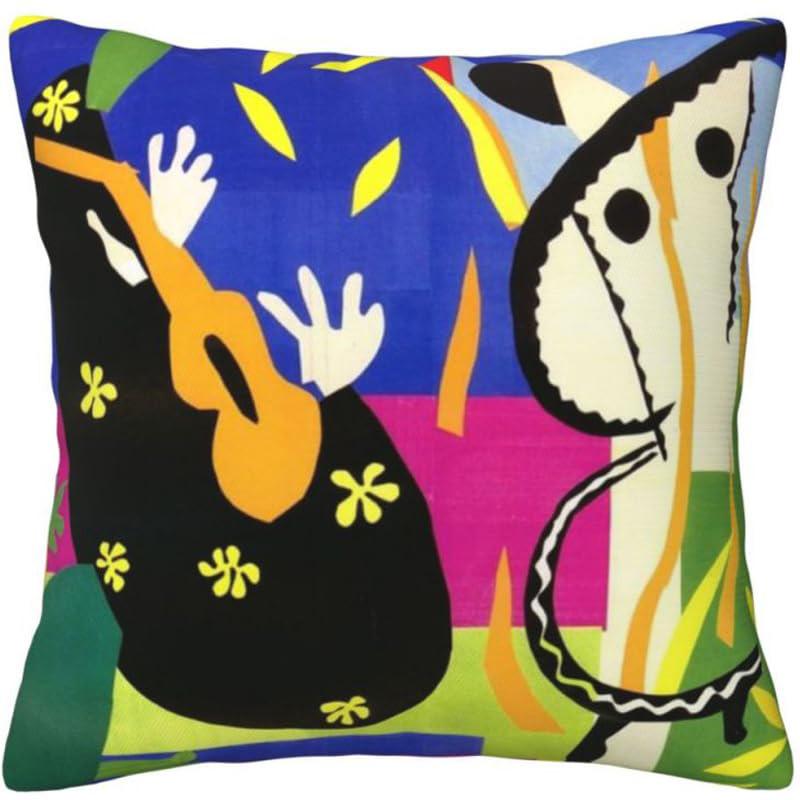

Home Decor Vibrant Artistic Pillow Covers With Figures Pattern Cushion Cover Suitable For Sofa Bedroom Car Pillow Cover 16x16Inch