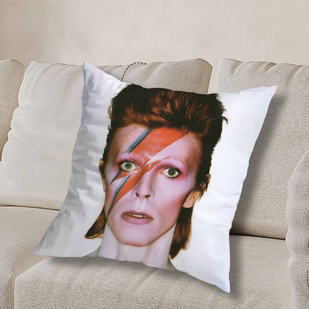 Osobnost D-David Bowie Povlak na polštář Povlak na polštář Obývací pokoj Pohovka Potah na polštář Vhodné pro Domácí Ložnici Dekorace místnosti
