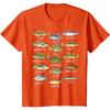 Kids Fish Species Biology Types of Freshwater Fish Fishing T-Shirt