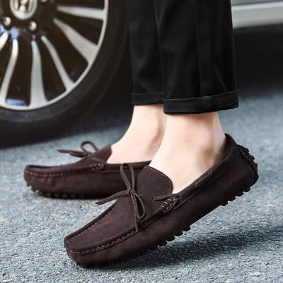 Loafer for Men Suede Genuine Leather Loafers Flats Man Casual Shoes Mans Moccasins Men Driving Shoes Italian Luxury Boat Shoes
