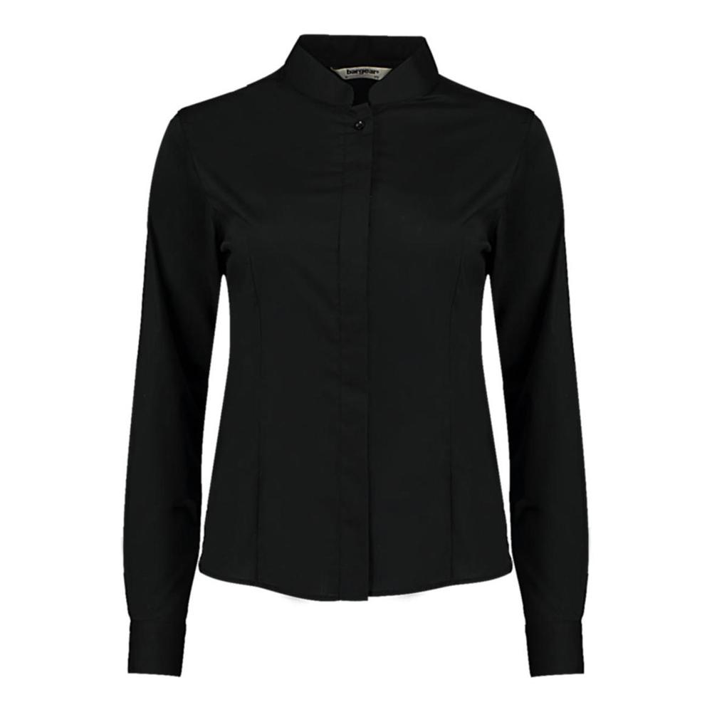 BARGEAR Womens/Ladies Mandarin Collar Tailored Shirt