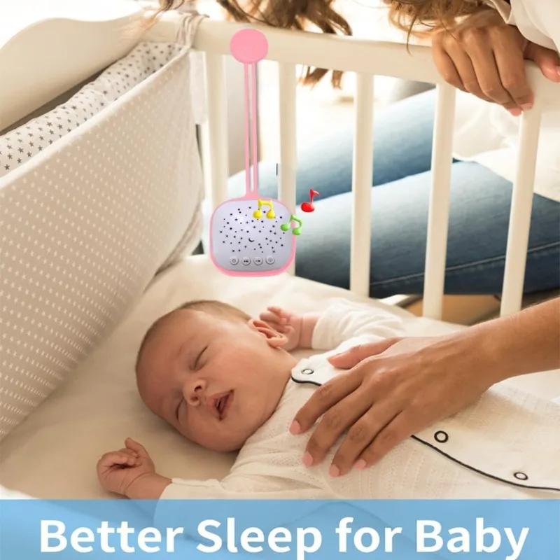 Sound Machine For Baby With Soothing Sounds Touch Warm Light Portable White Noise For Kids Adults For Sleeping Timer And Memory Set