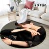 Cha Eunwoo Round Area Rug Carpet Rug For Living Room Bedroom Sofa Playroom Decor Nonslip Floor Mat