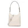 New leather women's bag first layer cowhide simple casual bucket bag shoulder messenger bag women