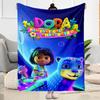 Dora Explorer Blanket Durable Comfort Suitable for Office Sofa Picnics Four Seasons Multipurpose Warmthful Decor Best Holiday Gift for Friends Family