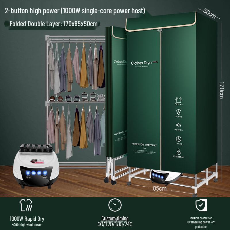 Foldable Household & Dormitory Underwear and Baby Dryer Cabinet & Rack