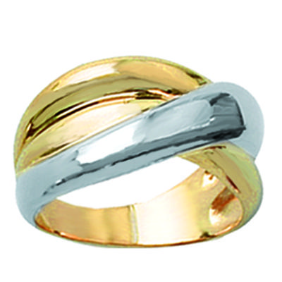 Alliance Gold Plated 'Trio' Gold Silver - 10 Mm