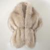 Bride Scarf For Outdoor Weddings Artificial Furs Design Lightweight Polyester Shawl Cold Weather Essential