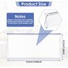 2PCS Shade Pulls for Roller Shades, Plastic Roller Hem Grip Pull Down Shades Blinds for Windows Home Car Rolling Curtain Accessories (Clear)