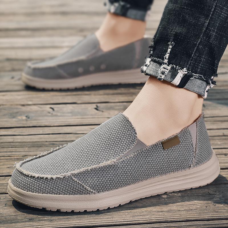 Summer 2024 Man Shoes Slip-on Men's Casual Shoes Breathable Casual Sneaker Denim Men Canvas Shoes Male Loafers Sapatos Masculino