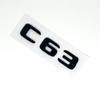 Letras de Logo C63S Negras 3D Insignia V8 BITURBO Pegatina Trasera de Estrella para Coche Maletero Emblema AMG Para Mercedes Benz AMG W205 C205 Accesorios